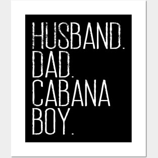 CABANA BOY AT YOUR SERVICE | POOL PARTY BOY BARTENDER FUNNY Posters and Art